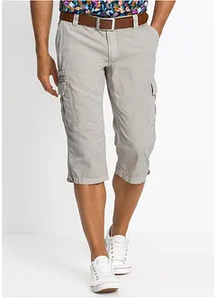 Regular Fit Cargo-Long-Bermuda aus reiner Baumwolle, bonprix