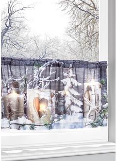 LED Scheibengardine mit winterlichem Druck, bpc living bonprix collection