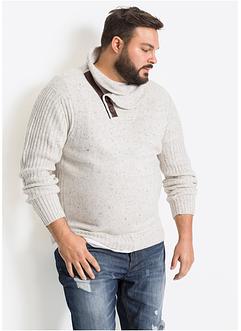 Pullover mit Schalkragen, RAINBOW