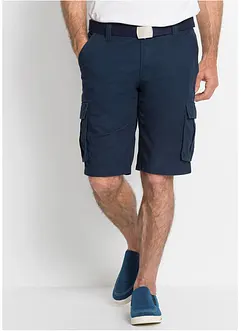 Cargo-Bermuda aus reiner Baumwolle, Relaxed Fit, bonprix