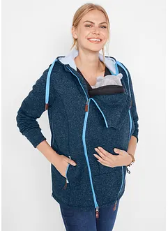 Fleece-Umstands- und Tragejacke, bonprix