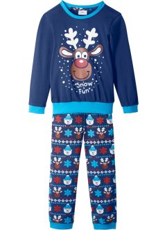 Kinder Pyjama mit Weihnachtsmotiv (2-tlg.), bpc bonprix collection