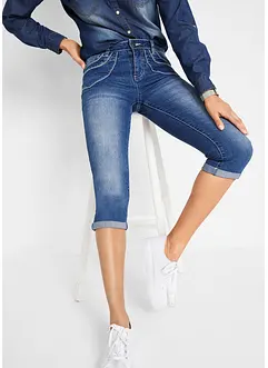 Straight Jeans Mid Waist, cropped, bonprix