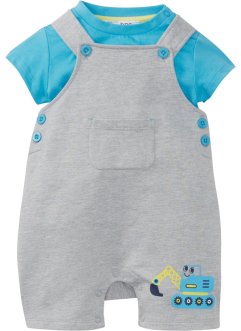Baby T-Shirt + Sweatlatzhose (2-tlg. Set) Bio-Baumwolle, bpc bonprix collection
