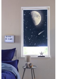 Verdunkelungsrollo mit Mond und Leuchteffekt, bpc living bonprix collection