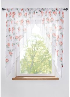 Kleinfenster mit Blumen Druck (2-tlg.Set), bpc living bonprix collection