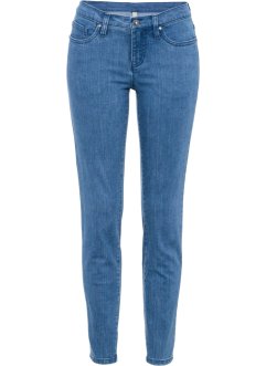Skinny-Jeans mit Deko-Knopf, BODYFLIRT boutique
