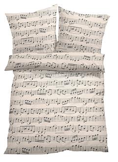 Bettwäsche mit Musiknoten, bpc living bonprix collection