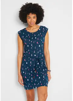 Shirtkleid mit Flügelärmeln und Druck, bonprix