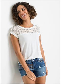 Shirt mit Spitze, BODYFLIRT