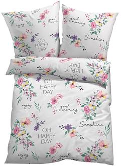 Bettwäsche mit Statement, bpc living bonprix collection