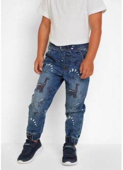 Jungen Sweat-Jeans mit Druck, Slim Fit, John Baner JEANSWEAR