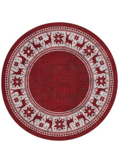 Runder Teppich mit Weihnachtsmotiv, bpc living bonprix collection