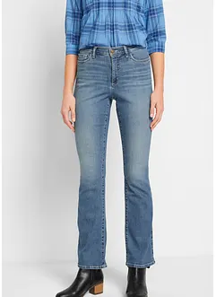 Bootcut Jeans Mid Waist, Bio-Baumwolle, bonprix