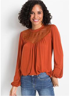 Shirt mit Spitze, BODYFLIRT