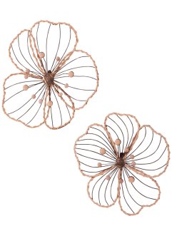 Wanddeko im Blumen-Design (2-tlg.Set), bpc living bonprix collection