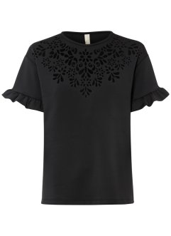 Shirt mit Lasercutouts, BODYFLIRT boutique