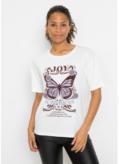 Oversized Shirt mit Schmetterlingdruck, RAINBOW