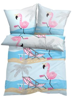 Bettwäsche mit Flamingo, bpc living bonprix collection