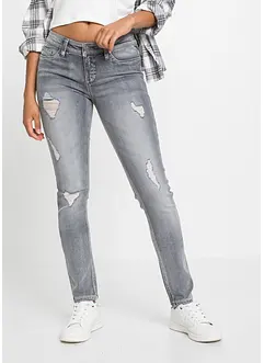 Skinny-Jeans mit Destroy-Effekten, bonprix