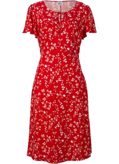 Viskose-Kleid mit Volant-Ärmeln, knieumspielend, bpc bonprix collection