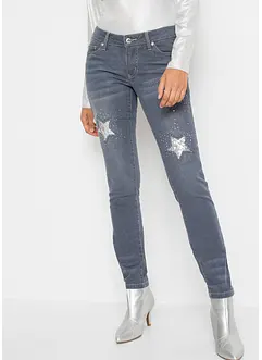 Skinny-Jeans mit Sternendesign, bonprix