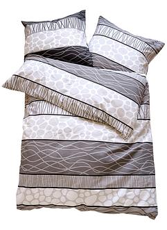 Bettwäsche mit Streifen, bpc living bonprix collection