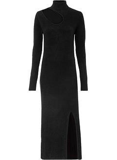 Langes Strickkleid mit Cut-Outs, RAINBOW