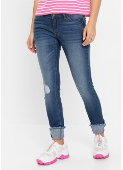 Skinny-Jeans mit Turn-Up mit Positive Denim #1 Fabric, RAINBOW