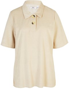 Frottee-Shirt mit Polo-Kragen, bpc bonprix collection