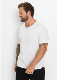 T-Shirt mit V-Ausschnitt (5er Pack), bpc bonprix collection