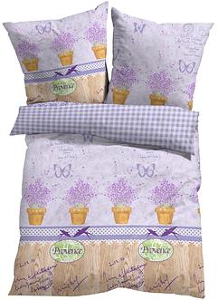 Bettwäsche mit Lavendel Motiv, bpc living bonprix collection