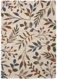 Hochflor Teppich mit floraler Musterung, bpc living bonprix collection