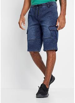 Sweatjeans-Bermuda mit Cargotaschen, Regular Fit, RAINBOW