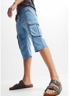 Long-Stretch-Jeans-Bermuda mit Komfortschnitt, Regular Fit, John Baner JEANSWEAR