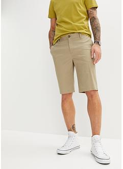 Chino-Bermuda m. Komfortschnitt und leichtem Glanz, Regular Fit, bpc bonprix collection