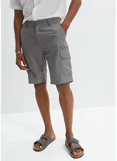 Mikrofaser Cargo-Bermuda mit Komfortschnitt, Regular Fit, bonprix