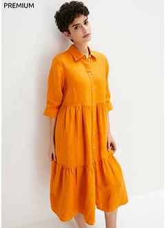 Leinen-Hemdblusenkleid, bpc selection premium