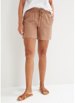 Leinen-Paperbag-Shorts, bpc bonprix collection