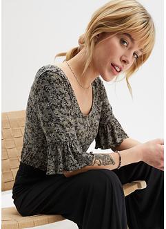 Oversize-Shirt mit Volantärmel, RAINBOW