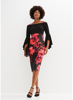 Etuikleid mit weiten Ärmeln, BODYFLIRT boutique
