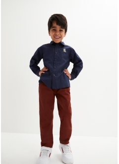 Jungen Chino Hose mit Hemd (2-tlg.Set), bpc bonprix collection