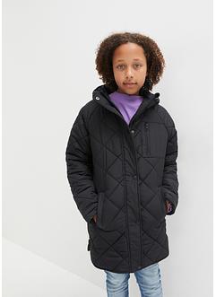 Mädchen Steppjacke lang mit Rautenmuster, bpc bonprix collection