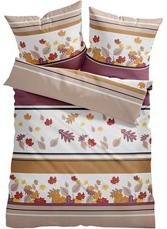 Bettwäsche mit Blättern, bpc living bonprix collection