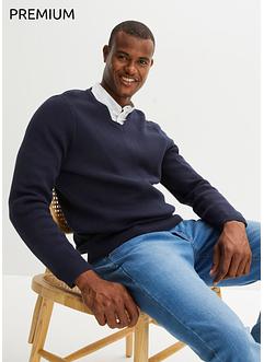 Premium Pullover mit V-Ausschnitt, bpc bonprix collection