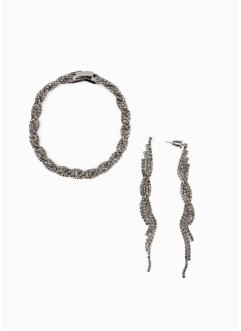 Armband, Ohrring (3-tlg.Schmuckset), bpc bonprix collection