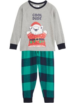 Kinder Pyjama mit Flanelhose (2-tlg. Set), bpc bonprix collection