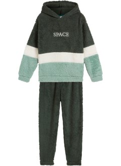 Kinder Teddyfleece Homewear-Anzug (2-tlg. Set), bpc bonprix collection