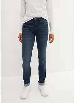 Straight Jeans Mid Waist, Stretch, bonprix