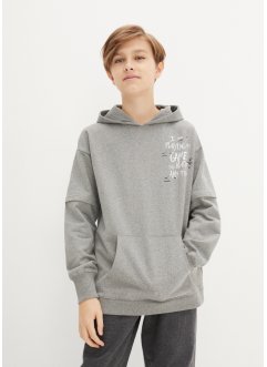 Jungen Layer-Kapuzensweatshirt  aus recyceltem Polyester, bpc bonprix collection
